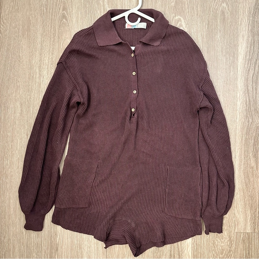 Free People Picnic Sweater Romper NEW without tags